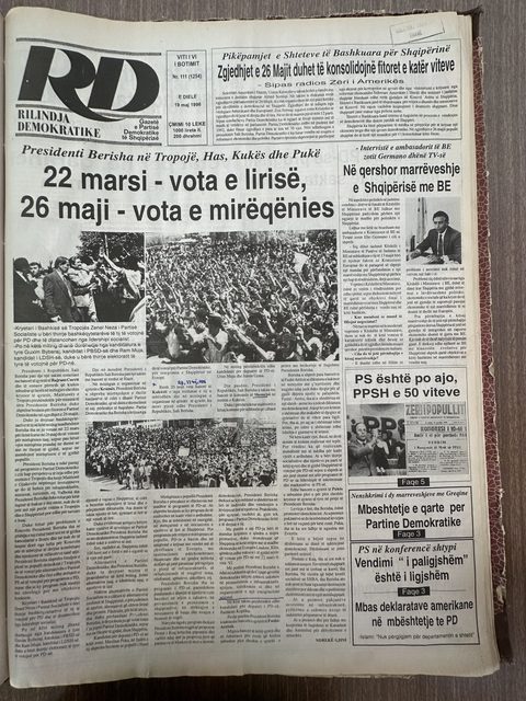 Rilindja Demokratike 1996-05-19